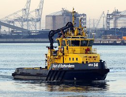 RPA 14 - 30m [IMO:8306412] Patrouillenboot / Port of Rotterdam Neuaufnahme: 2018-07-27 (2015-10-10) Baujahr: 1985 | Breite: 8m