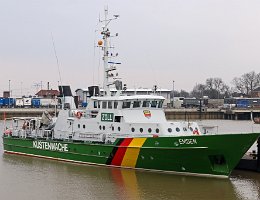 EMDEN - 38m [IMO:1232313] Küstenwache/ Zoll Aufnahme: 2017-02-12 Baujahr: 1988 | Breite: 8m | Tiefgang: 2,20m Maschinenleistung: 3966 KW