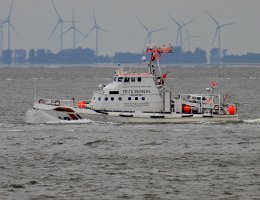 FRITZ BEHRENS - 24m [IMO:8647593] SAR Aufnahme: 2015-07-16 Baujahr: 1981 | Breite: 5,5m | Tiefgang: 2,1m Maschinenleistung: 3292 PS | Geschwindigkeit: 23 kn Baureihe:...