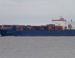 ATLANTIC CARTIER - 292m (+) [IMO:8215481] Container-/ Ro-Ro Schiff (Container ship) (+) (verschrottet/scrapped) Aufnahme: 2015-07-16 Baujahr: 1985 | DWT: 51648t | Breite: 32m | Tiefgang:...