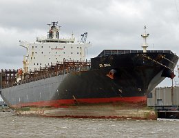 E.R. INDIA - 277m (ex) [IMO:9231248] Containerschiff (Container ship) Aufnahme: 2017-04-10 Neuer Name: MSC INDIA Baujahr: 2002 | DWT: 68025t | Breite: 40m | Tiefgang: 14m |...