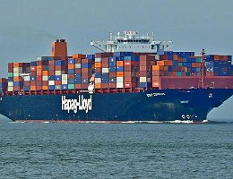 BASLE EXPRESS - 366m [IMO:9501344] Containerschiff (Container ship) Aufnahme: 2015-08-31 Baujahr: 2012 | DWT: 142295t | Breite: 48m | Ladekapazität: 13169 TEU Maschinenleistung:...