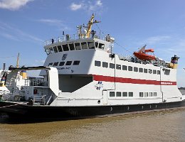 GRONINGERLAND - 44m [IMO:9002465] Autofähre (Car ferry) Neuaufnahme: 2021-04-24 (2017-02-12) Baujahr: 1991 | DWT: 133t | Breite: 12m | Tiefgang: 1,95m | Passagiere: 623 | PKW: 28...