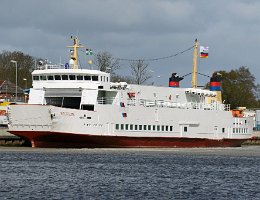 WESTFALEN - 78m [IMO:7217004] Autofähre (Car ferry) Aufnahme: 2017-04-15 Baujahr: 1972 | DWT: 326t | Breite: 12m | Tiefgang: 2,30m | Passagiere: 1200 | PKW: 70...