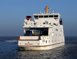 FRISIA III - 74m [IMO:9732450] Autofähre (Car ferry) Neuaufnahme: 2018-09-27 (2018-02-18) Baujahr: 2015 | DWT: 273t | Breite: 14m Maschinenleistung: 2380 KW