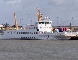 FRISIA IX - 57m [IMO:7924310] Autofähre (Car ferry) Aufnahme: 2020-03-01 Baujahr: 1980 | DWT: 188t | Breite: 9m Maschinenleistung: 600 KW | Geschwindigkeit: 11,5 kn