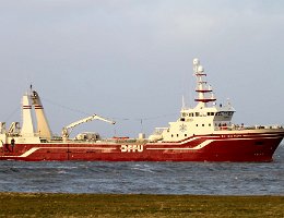 BALDVIN NC 100 - 66m (ex) [IMO:9048902] Trawler (Fishing vessel) Aufnahme: 2015-03-30 Neuer Name: POLONUS Baujahr: 1992 | DWT: 1100t | Breite: 12,6m