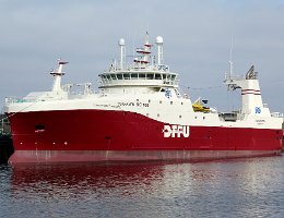 CUXHAVEN NC100 - 80m [IMO:9782778] Trawler (Fishing vessel) Aufnahme: 2018-03-29 Baujahr: 2017 | Breite: 16m Baureihe: Cuxhaven-Klasse