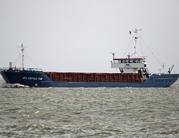 ATLANTICA HAV - 82m (ex) [IMO:8215730] Frachtschiff (General Cargo) Neuer Name: FRI SKY Aufnahme: 2016-03-22 Baujahr: 1982 | DWT: 1915t | Breite: 11m | Tiefgang: max. 3,54m...