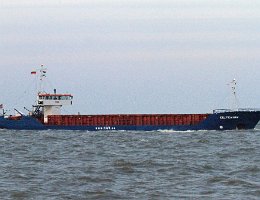 CELTICA HAV - 82m [IMO:8422022] Frachtschiff (General Cargo) Aufnahme: 2014-12-27 Baujahr: 1984 | DWT: 1720t | Breite: 11m | Tiefgang: max. 3,54m Maschinenleistung: 599 KW |...