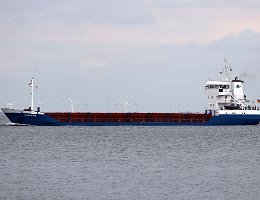HALLAND - 82m (ex) [IMO:8518558] Frachtschiff (General Cargo) Aufnahme: 2020-08-20 Neuer Name: BYB RAVELIN Baujahr: 1986 | DWT: 2295t | Breite: 12,60m | Tiefgang: 4,70m...