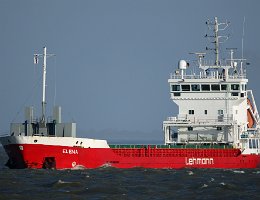 ELENA - 95m (ex) [IMO:9195901] Frachtschiff (General Cargo) Neuer Name: ELENA L Aufnahme: 2016-03-20 Baujahr: 2001 | DWT: 4956t | Breite: 13,17m | Tiefgang: 6,20m...