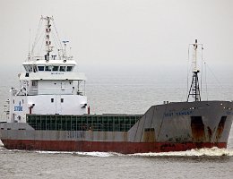 SCOT RANGER - 85m (ex) [IMO:9138769] Frachtschiff (General Cargo) Neuer Name: ROVA Aufnahme: 2015-12-31 Baujahr: 1997 | DWT: 3419t | Breite: 12,60m | Tiefgang: 5,11m...
