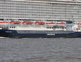 BEAUMAIDEN - 89m [IMO:9401257] Frachtschiff (General Cargo) Aufnahme: 2015-10-05 Baujahr: 2008 | DWT: 3800t | Breite: 12,50m | Tiefgang: 5,42m Maschinenleistung: 1520 KW |...