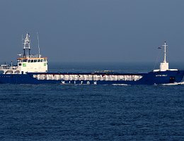 WILSON AVILES - 88m [IMO:9313709] Frachtschiff (General Cargo) Aufnahme: 2018-02-23 Baujahr: 2008 | DWT: 3596t | Breite: 12,40m | Tiefgang: 5,14m Maschinenleistung: 1200 KW...
