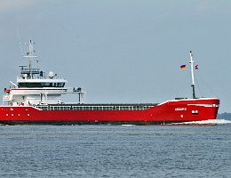 ADAMAS - 83m [IMO:9489558] Frachtschiff (General Cargo) Aufnahme: 2014-08-08 Baujahr: 2010 | DWT: 3754t | Breite: 13m | Tiefgang: 4,85m Maschinenleistung: 749 KW |...