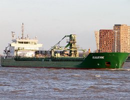 KALKVIK - 114m [IMO:9341172] Massengutfrachter (Bulk Carrier) Neuaufnahme: 2020-03-12 (2016-03-20) Baujahr: 2007 | DWT: 7670t | Breite: 16m | Tiefgang: 7,84m...