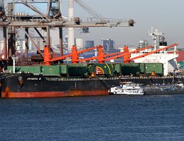 GEORGIA M - 197m [IMO:9616618] Massengutfrachter (Bulk Carrier) Aufnahme: 2020-05-30 Baujahr: 2012 | DWT: 58666t | Breite: 32m | Tiefgang: 11,5m