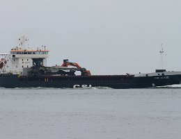 CSL CLYDE - 100m (ex) [IMO:9101546] Massengutfrachter (Bulk Carrier) Neuer Name: AASNES Aufnahme: 2015-07-12 Baujahr: 1996 | DWT: 7182t | Breite: 17,08m | Tiefgang: 6,76m...