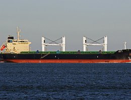 ANGY R - 186m [IMO:9530955] Massengutfrachter (Bulk Carrier) Aufnahme: 2016-11-25 Baujahr: 2011 | DWT: 36903t | Breite: 28m | Tiefgang: 10,90m Geschwindigkeit: 14,5 kn