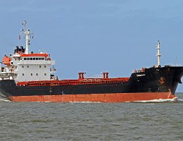 BIDEFORD - 120m (ex) [IMO:9350006] Massengutfrachter (Bulk Carrier) Neuer Name: GEMINI MAESTRO Aufnahme: 2015-04-03 Baujahr: 2007 | DWT: 7448t | Breite: 16,84m | Tiefgang: 6,27m...