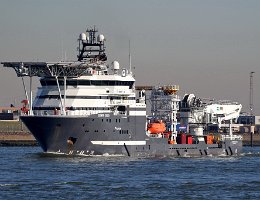 OLYMPIC DELTA - 93m [IMO:9745768] Versorgungsschiff (Offshore Supply Ship) Aufnahme: 2019-02-15 Baujahr: 2015 | DWT: 3100t | Breite: 19m | Tiefgang: 6,31m