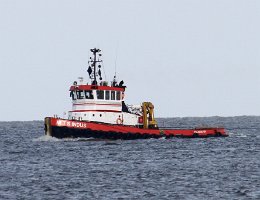 MTS INDUS - 23m [IMO:8884830] Schlepper (Tug) Aufnahme: 2014-08-03 Baujahr: 2003 | Bollard pull: 24t | Breite: 7m | Tiefgang: 3,50m Maschinenleistung: 1324 KW |...