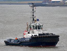 SD ROVER - 29m [IMO:9618745] Hafenschlepper (Tug) Neuaufnahme: 2020-08-21 (2016-05-05) Baujahr: 2012 | Bollard pull: 60t | Breite: 10m | Tiefgang: 4,80m Maschinenleistung:...