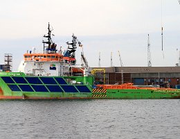 FAIRMOUNT EXPEDITION - 75m (ex) [IMO:9358943] Offshoreschlepper (Tug) Neuer Name: BOKA EXPEDITION Aufnahme: 2015-07-04 Baujahr: 2007 | Bollard pull: 205t | Breite: 18m | Tiefgang: 6,8m...