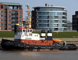 ARION - 30m [IMO:7726902] Schlepper (Tug) Neuaufnahme: 2019-04-16 (2018-03-27 | 2015-07-16) Baujahr: 1978 | Bollard pull: 38t | Breite: 9m | Tiefgang: 3,04m...