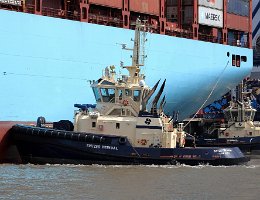 SVITZER HEIMDAL - 28m [IMO:9788174] Hafenschlepper (Tug) Aufnahme: 2020-08-24 Baujahr: 2017 | Bollard pull: 70t | Breite: 12,6m Maschinenleistung: 4000 KW