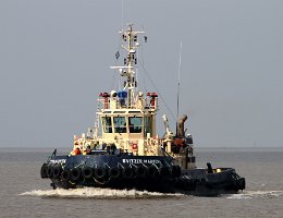 SVITZER MARKEN - 30m [IMO:9292890] Hafenschlepper (Tug) Neuaufnahme: 2018-03-27 (2014-04-12) Baujahr: 2005 | Bullard pull: 70t | Breite: 11m | Tiefgang: 5,30m Maschinenleistung:...