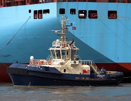 SVITZER VALE - 25m [IMO:9831921] Hafenschlepper (Tug) Neuaufnahme: 2020-08-24 (2019-04-16) Baujahr: 2018 | Bollard pull: 70t | Breite: 12m Maschinenleistung: 4200 KW
