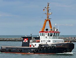 AXEL - 30m [IMO:8918590] Hafenschlepper (Tug) Aufnahme: 2019-06-07 Baujahr: 1990 | Bollard pull: 40t | Breite: 12m | Tiefgang: 4,0m Maschinenleistung: 2582 KW |...