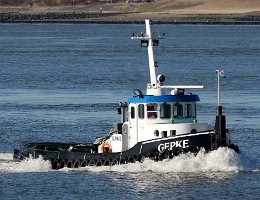 GEPKE - 17m [keine IMO-Nummer] Schlepper (Inland-Tug) Aufnahme: 2019-02-15 Baujahr: - | Breite: 5m