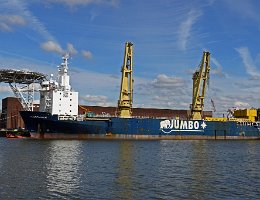 FAIRPLAYER - 145m [IMO:9371579] Schwerlastschiff (Heavy Load Vessel) Aufnahme: 2016-07-06 Baujahr: 2008 | DWT: 13000t | Breite: 27m | Kräne: 2 x 900t Maschinenleistung: 9000 KW