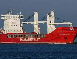 HHL RIO DE JANEIRO - 169m (ex) [IMO:9424546] Schwerlastschiff (Heavy Load Vessel) Neuer Name: PARKGRACHT Aufnahme: 2016-12-29 Baujahr: 2009 | DWT: 20170t | Breite: 25m | Tiefgang: 9,50m...