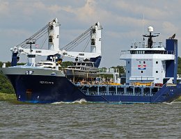 DEO VOLENTE - 105m [IMO:9391658] Schwerlastschiff (Heavy Load Vessel) Aufnahme: 2016-07-06 Baujahr: 2006 | DWT: 3750t | Breite: 16m | Tiefgang: 5,80m Maschinenleistung: 3680 KW |...