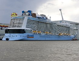 [Schiffe Spezial] SPECTRUM OF THE SEAS (3) Die Spectrum of the Seas am 17.03.2019 in Papenburg an der Meyer Werft