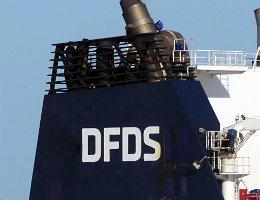 DFDS (2) Det Forenede Dampskibs-Selskabb (Die Vereinigte Dampfschiffs-Gesellschaft AG) (DFDS) dänsiche Reederei mit Sitz in Kopenhagen seit: 1866 Foto: SUECIA SEAWAYS...