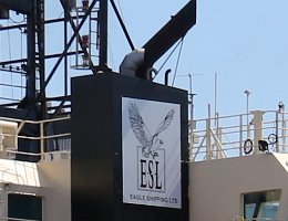 Eagle Shipping Ltd (ESL) Eagle Shipping Ltd. deutsche Reederei mit Sitz in Cuxhaven Foto: EAGLE FRONTIER [IMO:9034767]