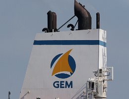 GEM GEM Gulf Energy Maritime Reederei aus den Vereinigten Arabischen Imiraten mit Sitz in Dubau Foto: GULF MIST [IMO:9335147]