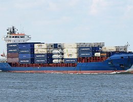 alte Lackierung: ARX - 140m (aF) [IMO:9328625] - alte Lackierung Feederschiff Aufnahme: 2016-04-28 Baujahr: 2005 | DWT: 9217t | Breite: 20m